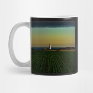 Sunset  At Saint Mary's Lighthouse Mug